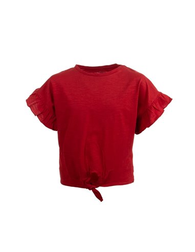 Camiseta roja niña