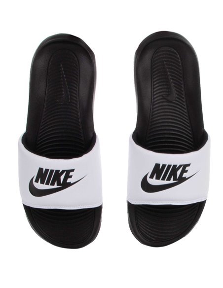 NIKE Victori One Slide Men s White and Black Slides