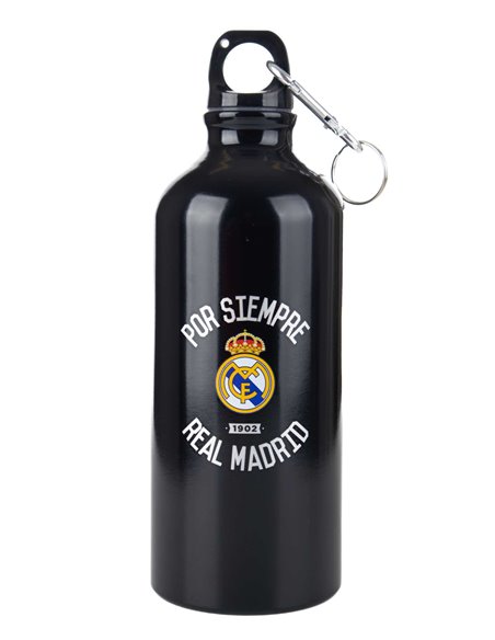 REALMADRID - Botella negra de aluminio 41521413 AA 67 Real Madrid